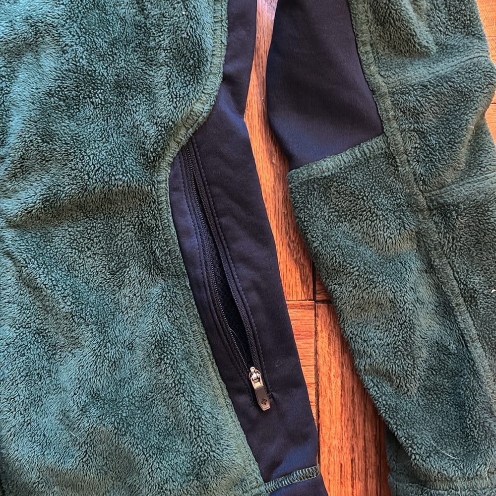 Columbia Navy and Green Notre Dame Zip Up Jacket - Picture 3 of 4